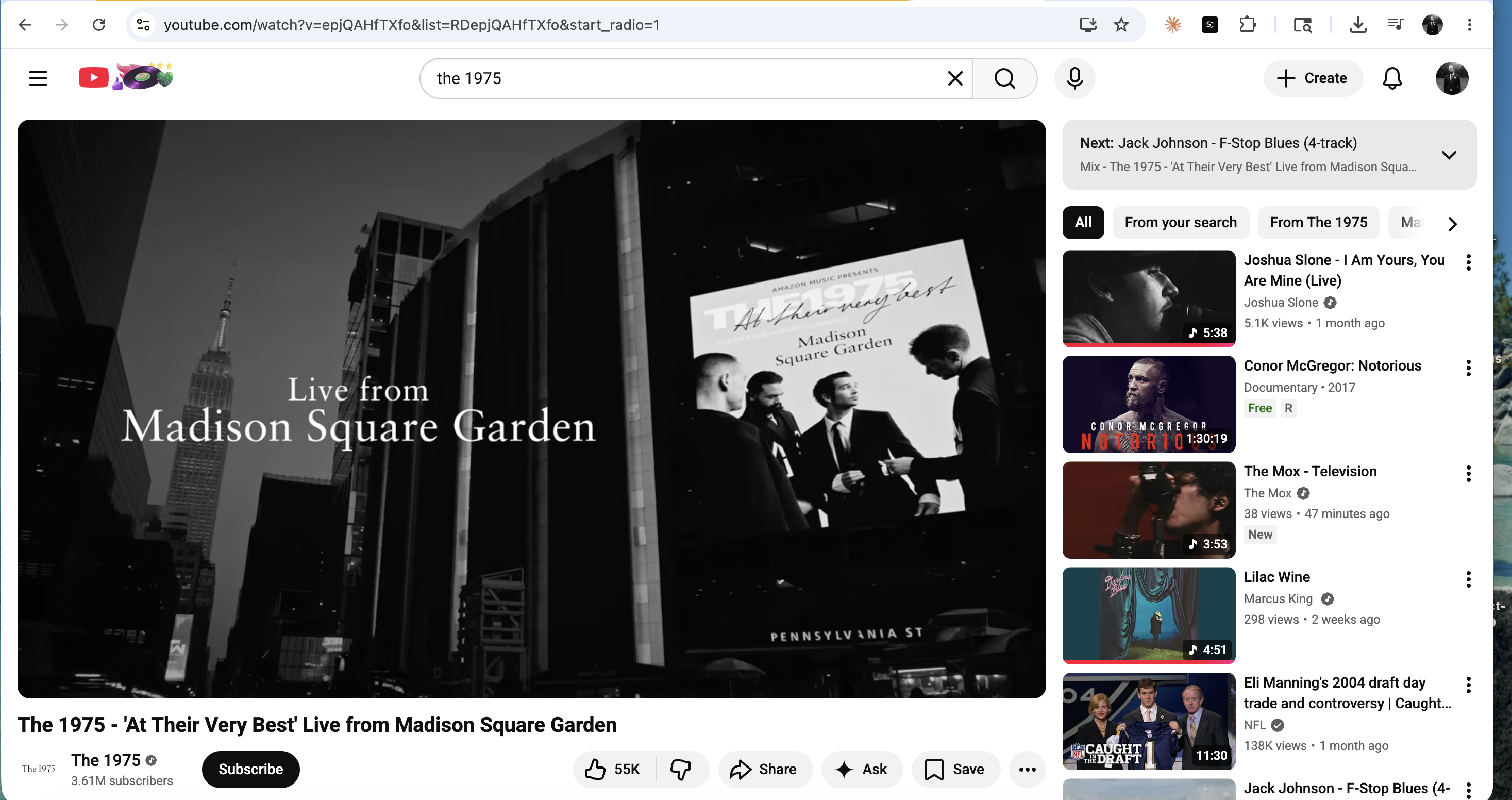 The 1975 Madison Square Garden
